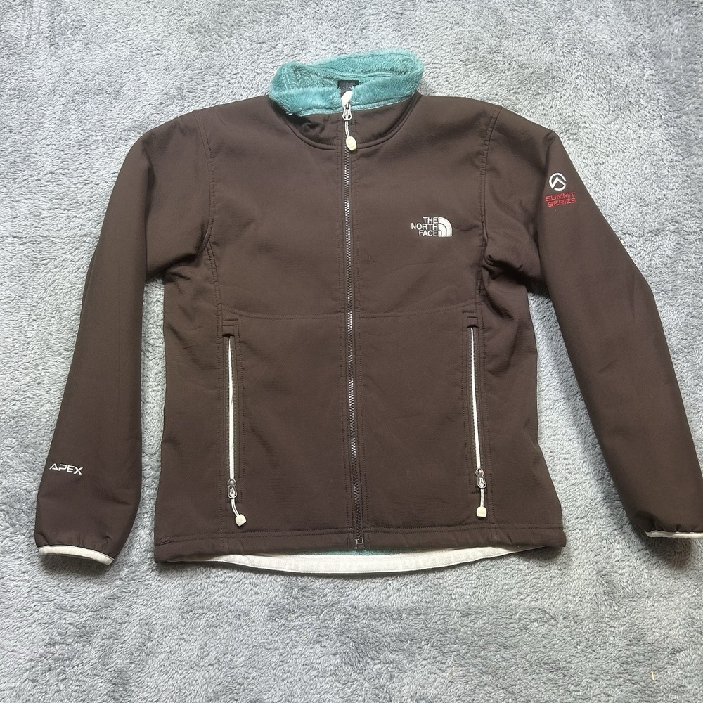 The‎ North Face Summit Series APEX Jacket Women's S Brown Fleece Lined Outdoor